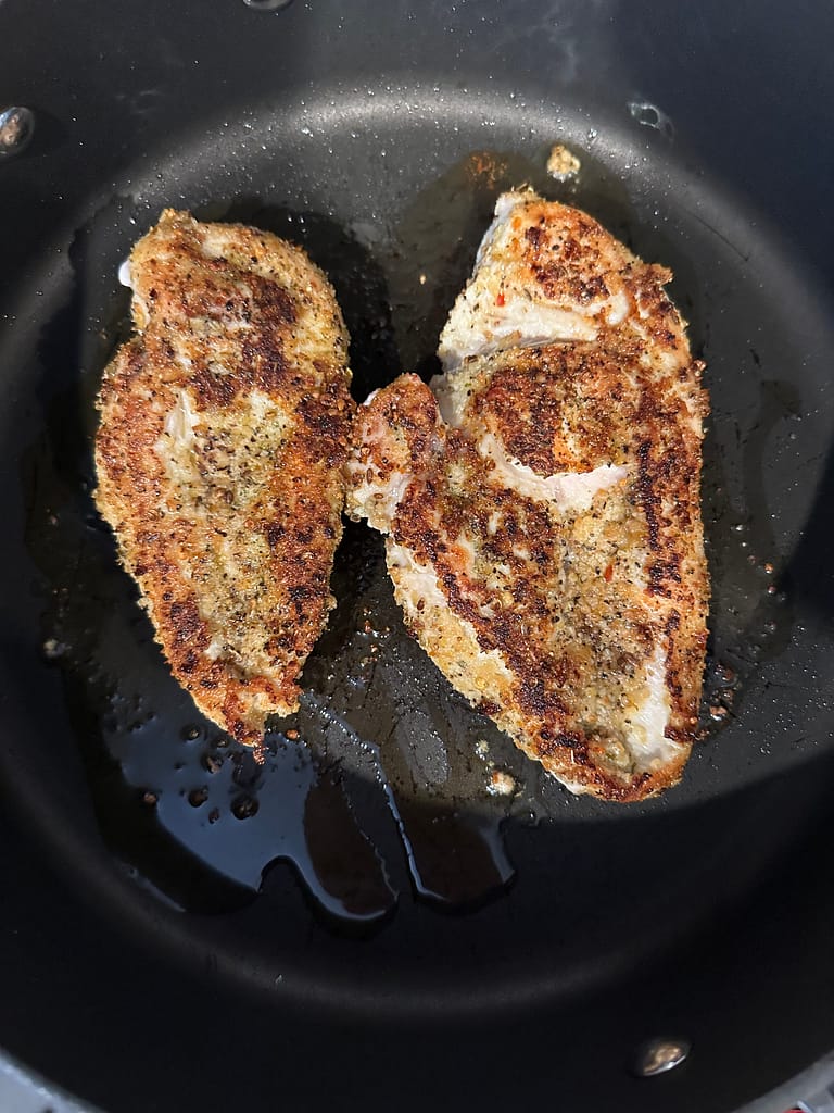 Seared chicken breast